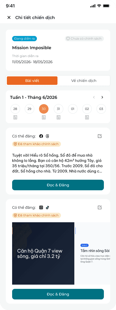 Ứng dụng NewHub trên điện thoại